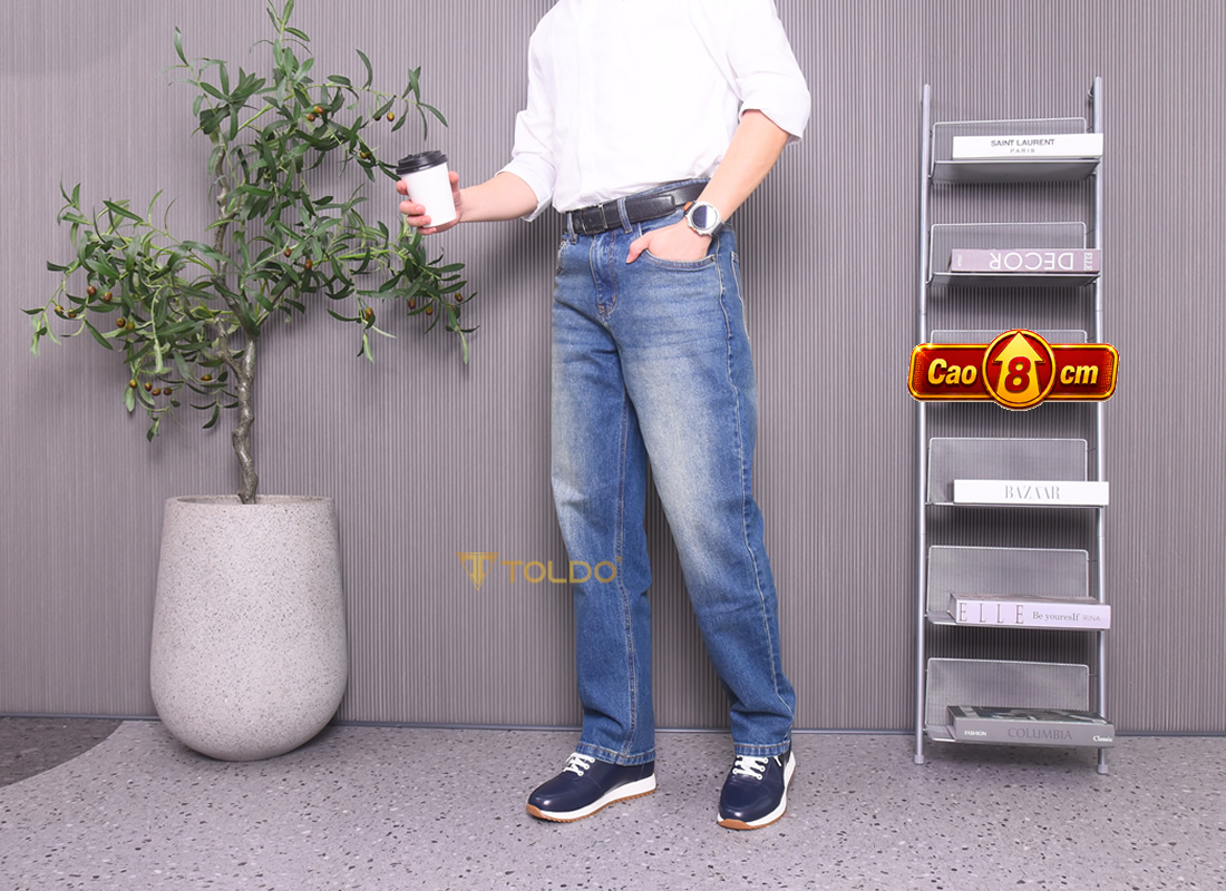 Giày cao nam 8cm S1073 6